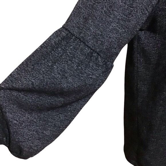 Absolutely Famous Gray Lantern Sleeve Top - Picture 2 of 7